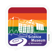 Science Museum of Minnesota Jumbo Rainbow Building Sticker