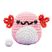 Strawberry the Axolotl Crochet Kit