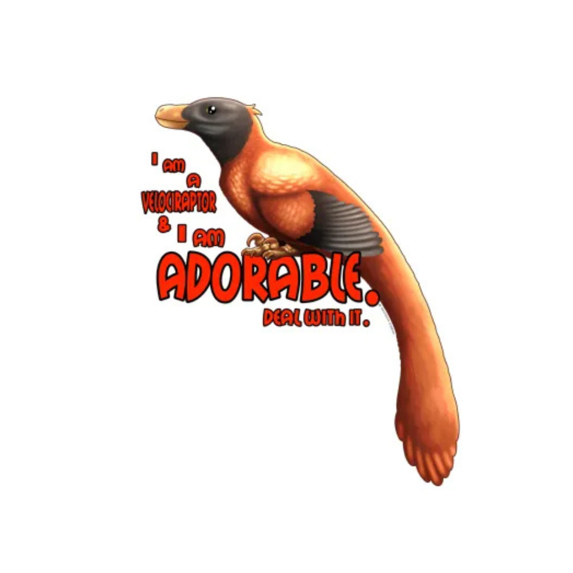 Jumbo Velociraptor Sticker