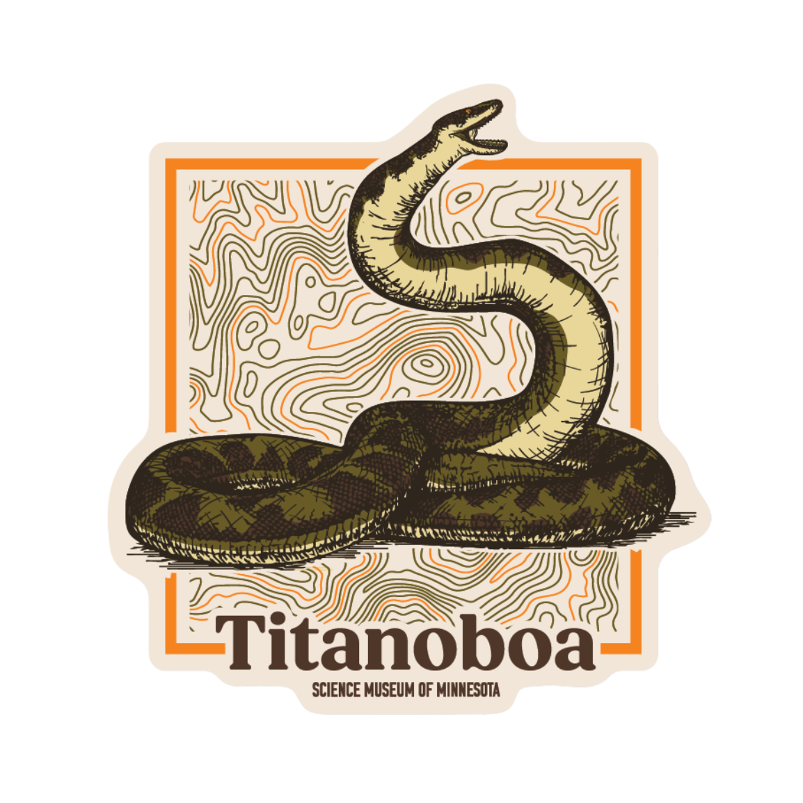 Titanaboa Sticker