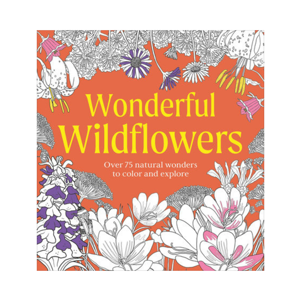 Wonderful Wildflowers Coloring Book