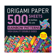 Origami Paper 500 Sheets Rainbow Pattern