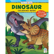 Totally Awesome Dinosaur Coloring Book with Stickers
