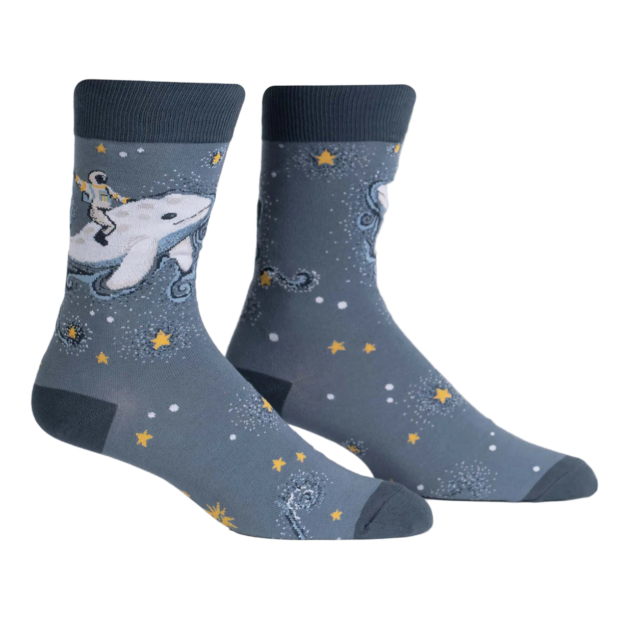 Cosmic Cetacean Crew Sock