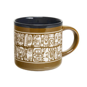Maya Hand Carved Ceramic Mug
