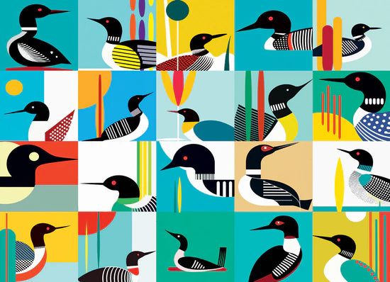 Crazy for Loons 500 Puzzle Twist