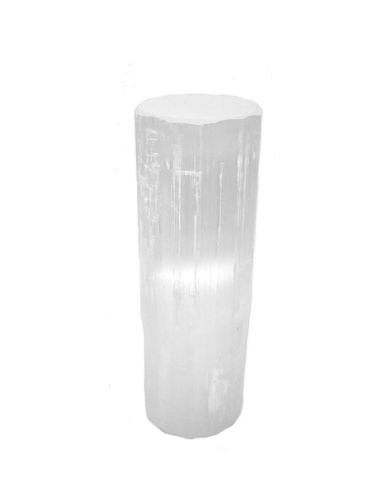 Selenite Lamp 10"