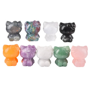 Gemstone Hello Kitty Figurines $12.00