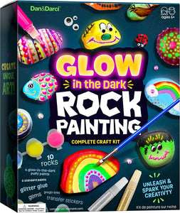 Glow-In-The-Dark Rock Painting Kit