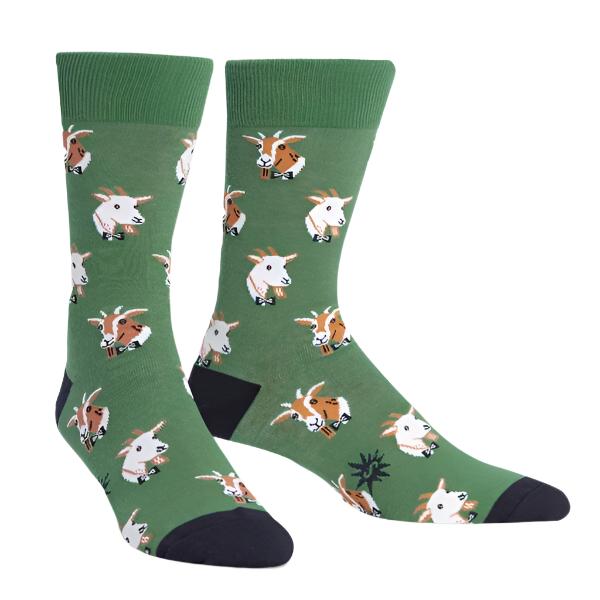 Dapper Goats Crew Socks
