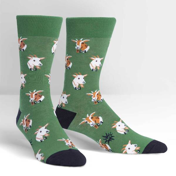 Dapper Goats Crew Socks