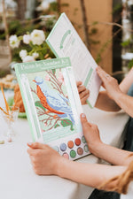 Bird on a Cherry Blossom Branch Paint-By-Number Kit