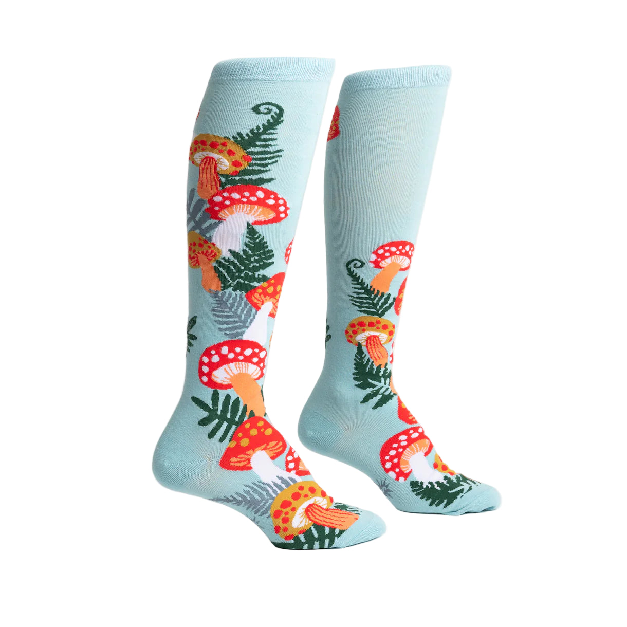 Wonderland Mushrooms Knee High Socks