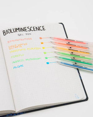 Bioluminescence Neon Gel Pen Pack