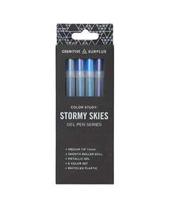 Stormy Skies Metallic Gel Pen Pack