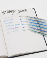 Stormy Skies Metallic Gel Pen Pack