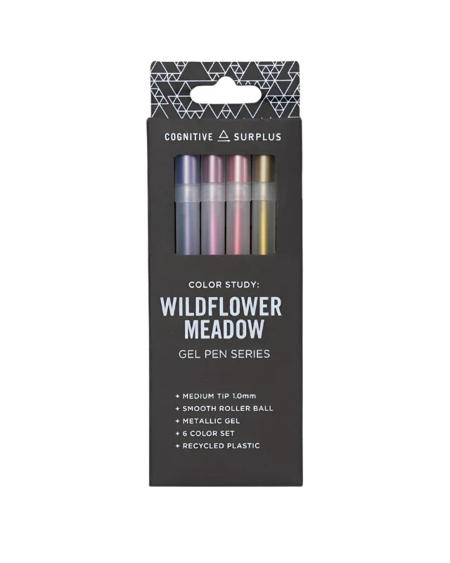 Wildflower Meadow Metallic Gel Pen Pack