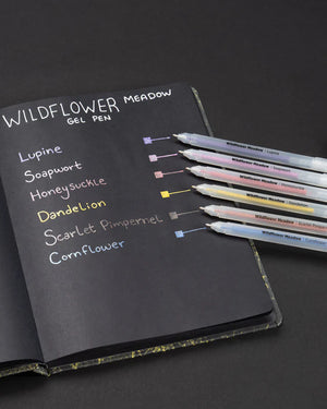 Wildflower Meadow Metallic Gel Pen Pack