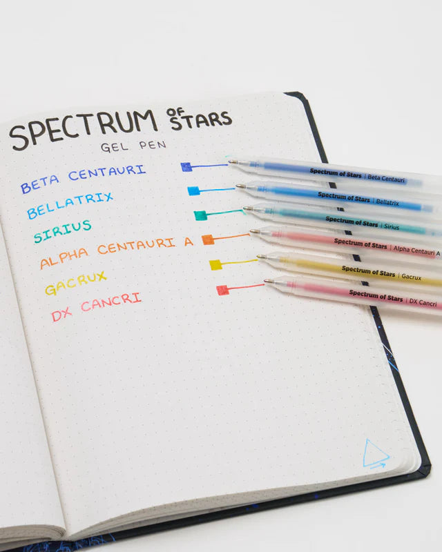 Spectrum of Stars Glitter Gel Pen Pack