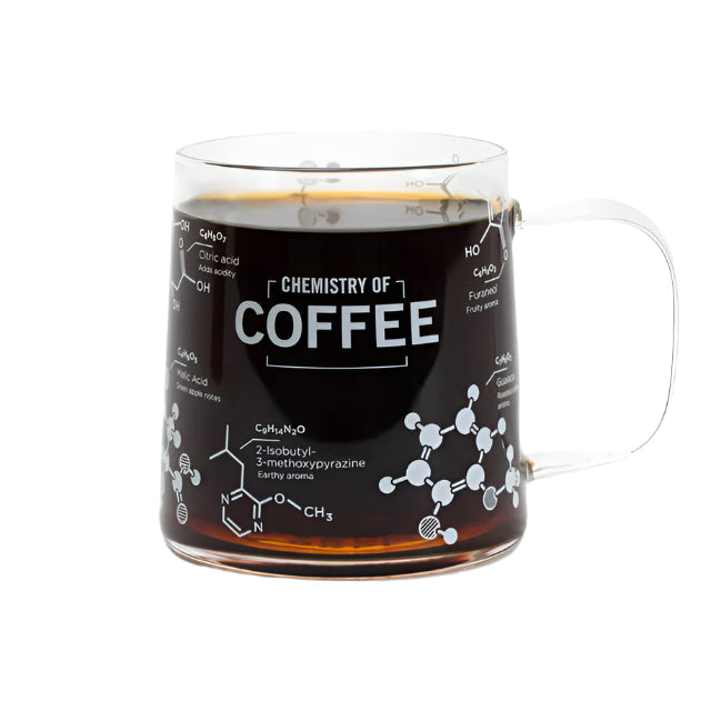 Coffee Chemistry Glass Coffee Mug