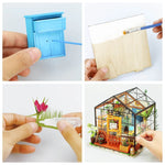 DIY Miniature House Kit: Cathy's Flower House