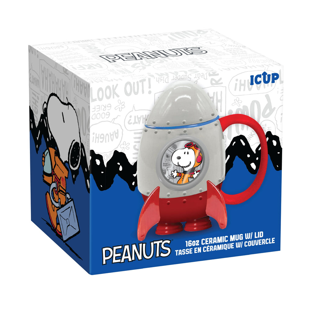 Peanuts Snoopy in Space Rocketship Mug