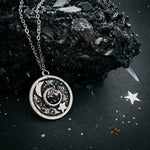 Night Sky Pendant Necklace with Authentic Meteorite
