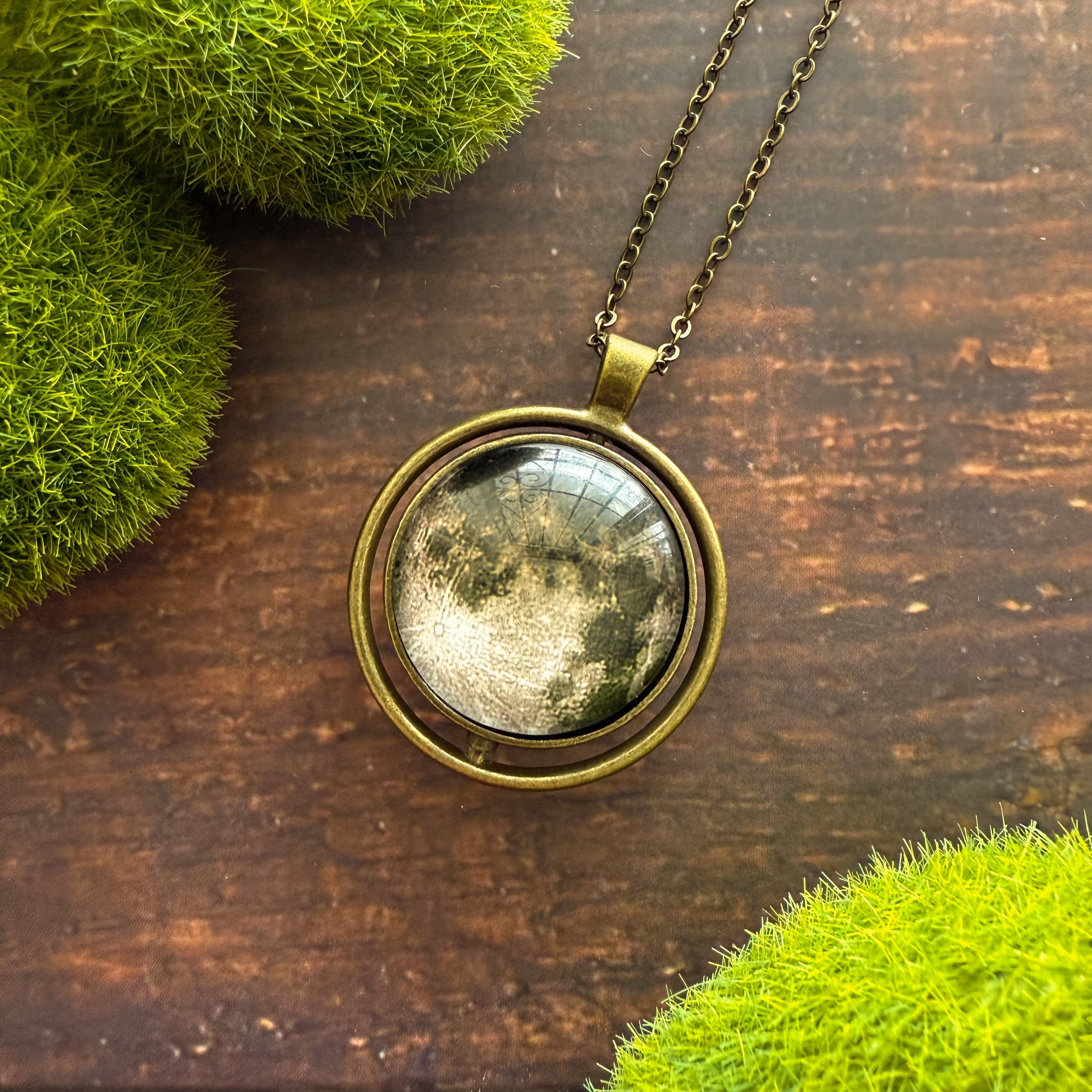 New Moon Double Sided Necklace