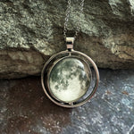 Full Moon Double Sided Necklace