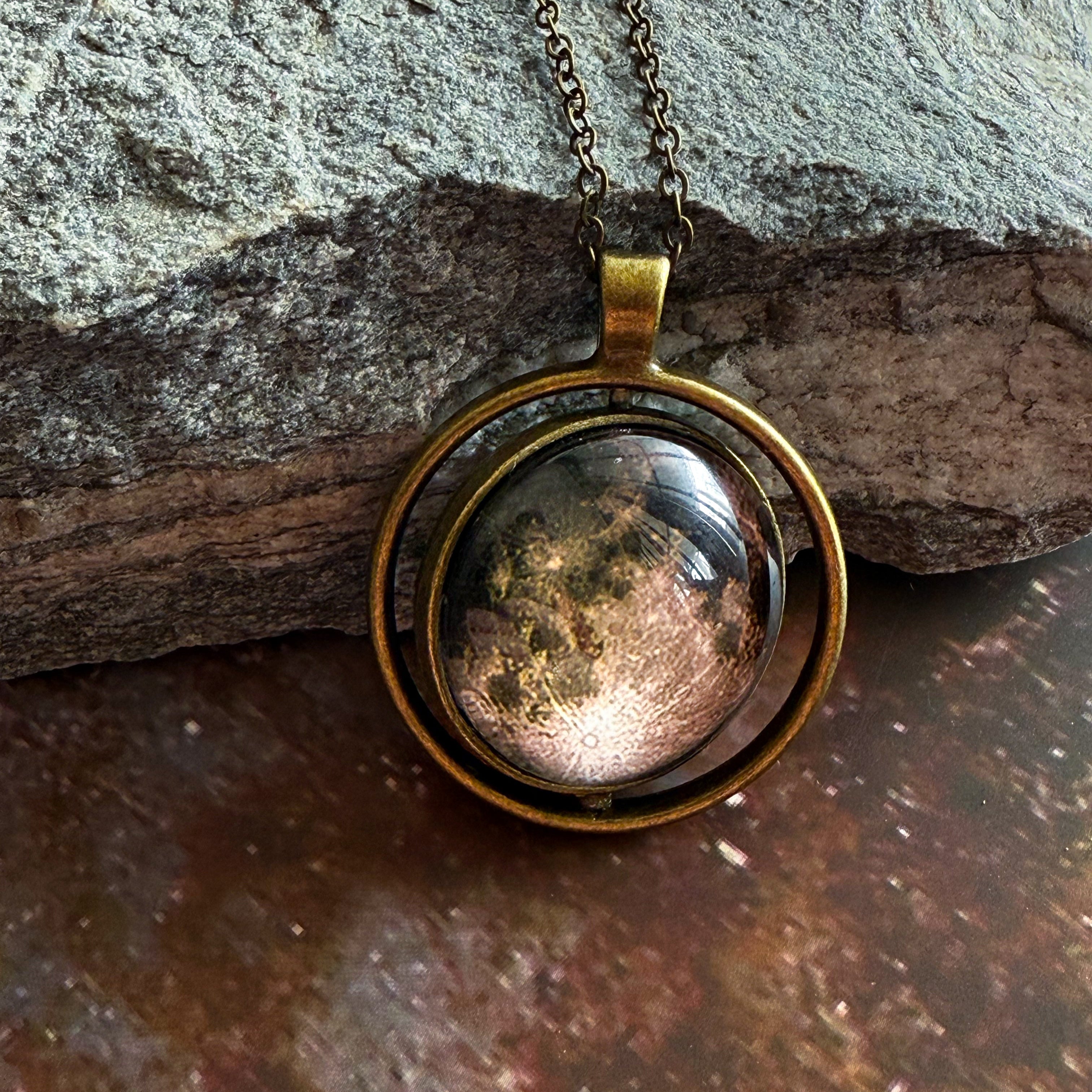 New Moon Double Sided Necklace