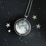 Full Moon Double Sided Necklace