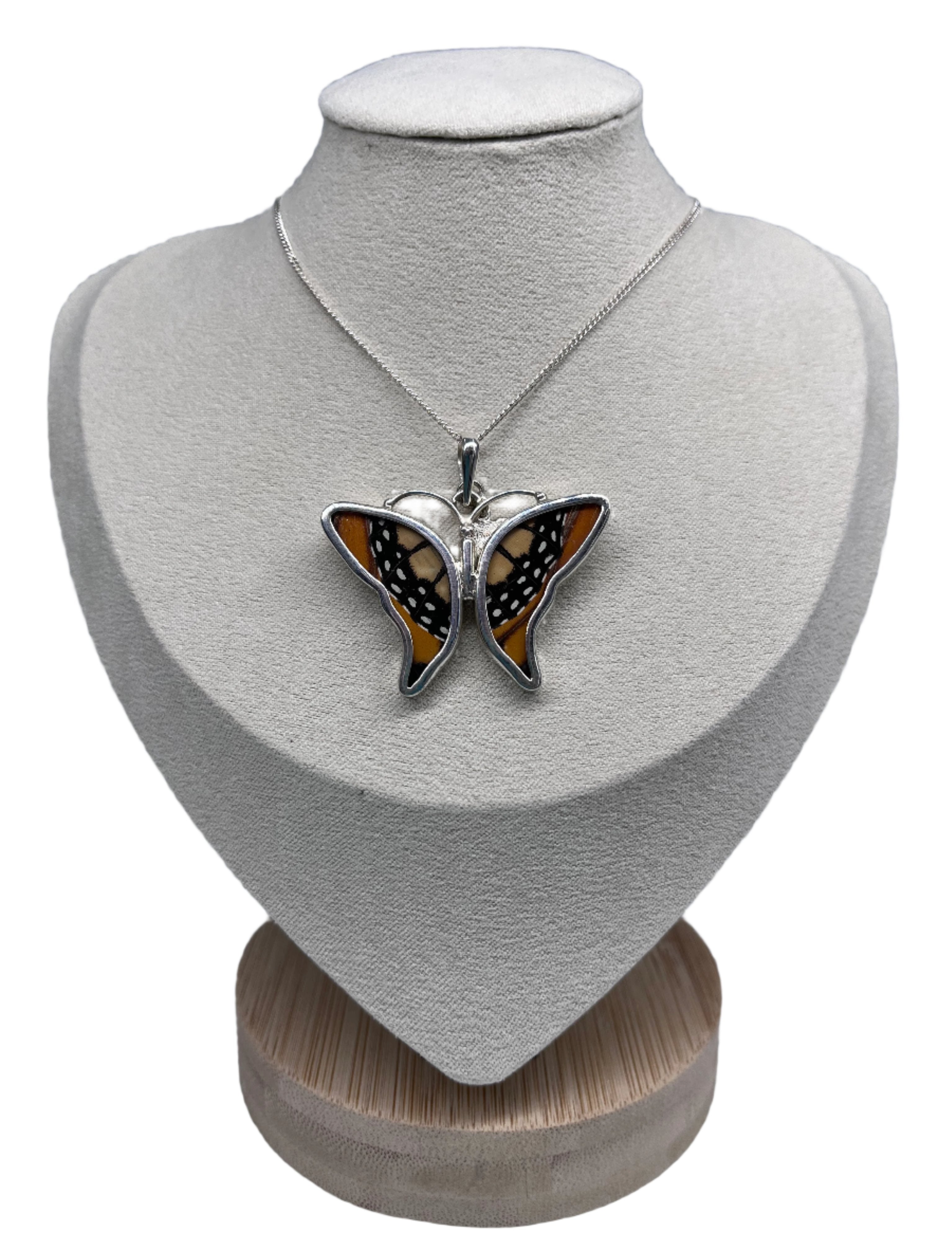 Monarch Butterfly Necklace $140