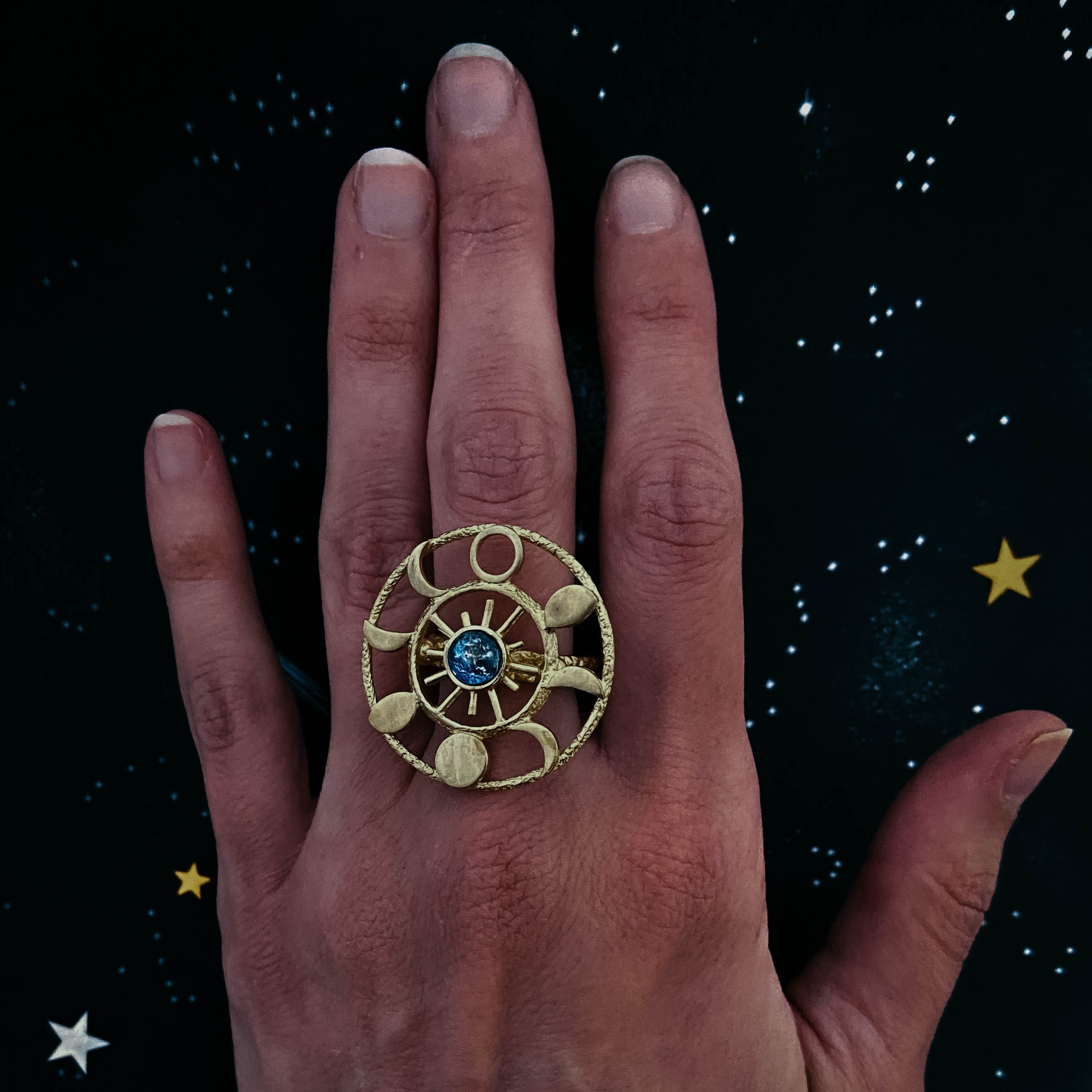Large Moon Phase Ring