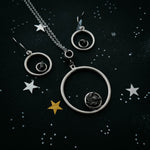 Circle Meteorite Jewelry Set