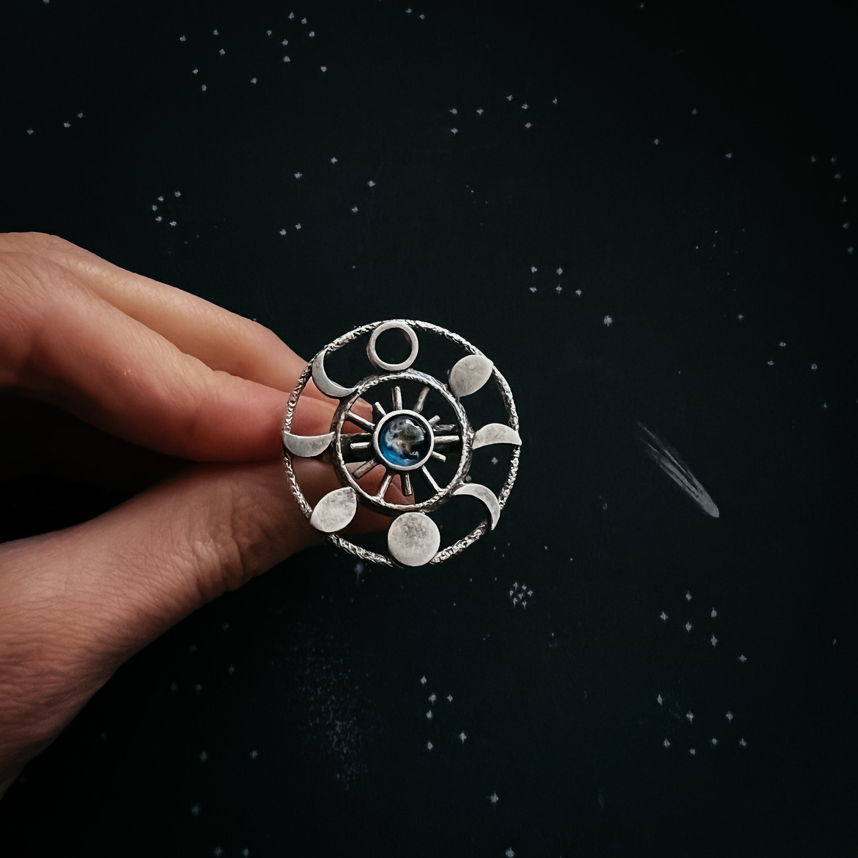 Large Moon Phase Ring