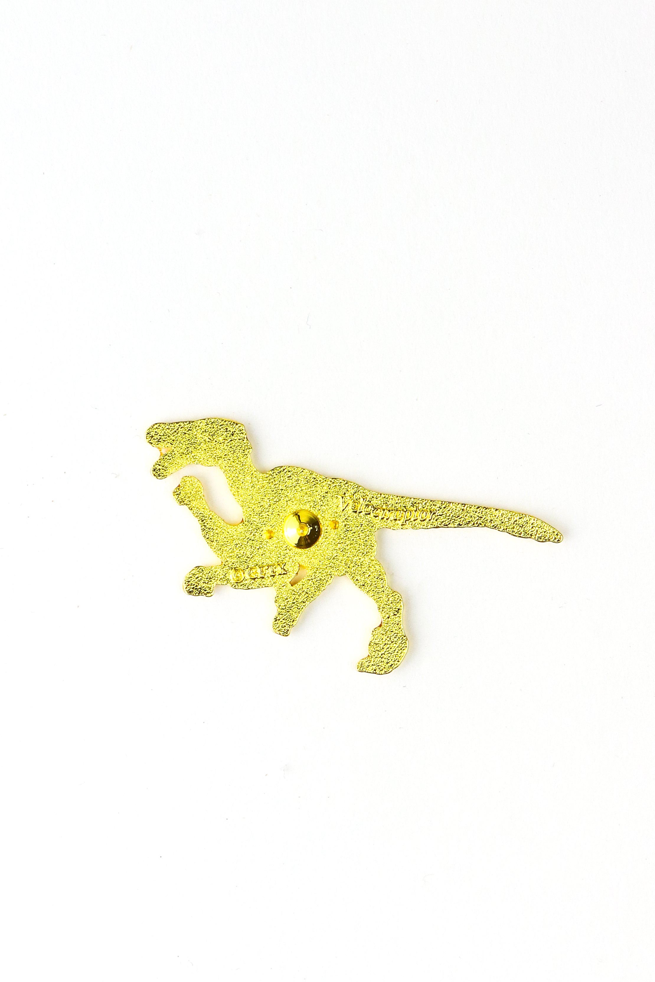 Velociraptor Enamel Pin