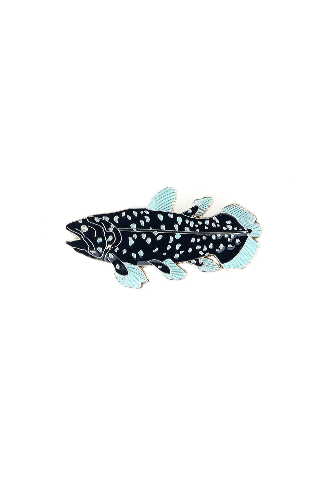 Coelacanth Enamel Pin