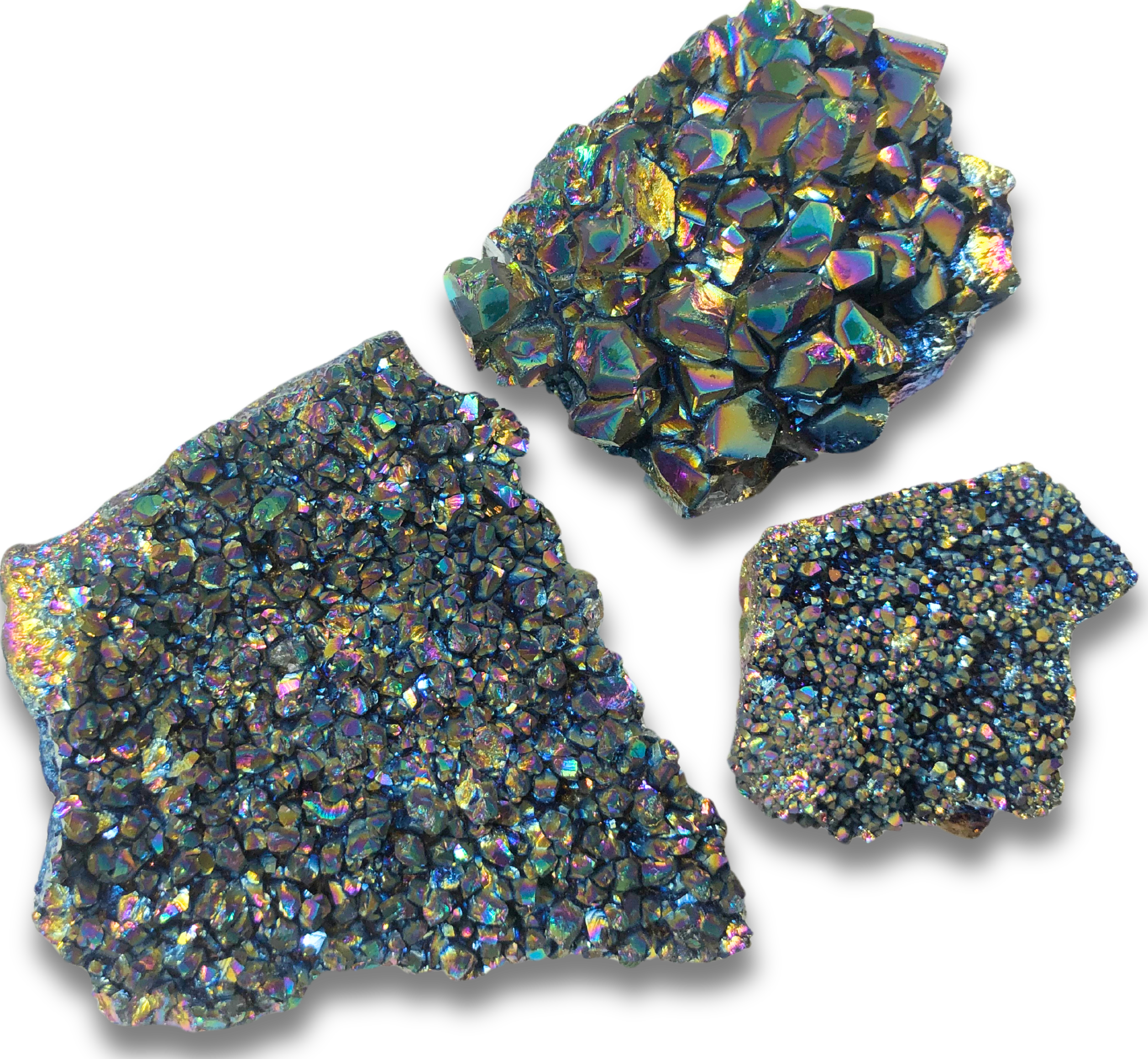 Titanium Aura Quartz Cluster $12.00