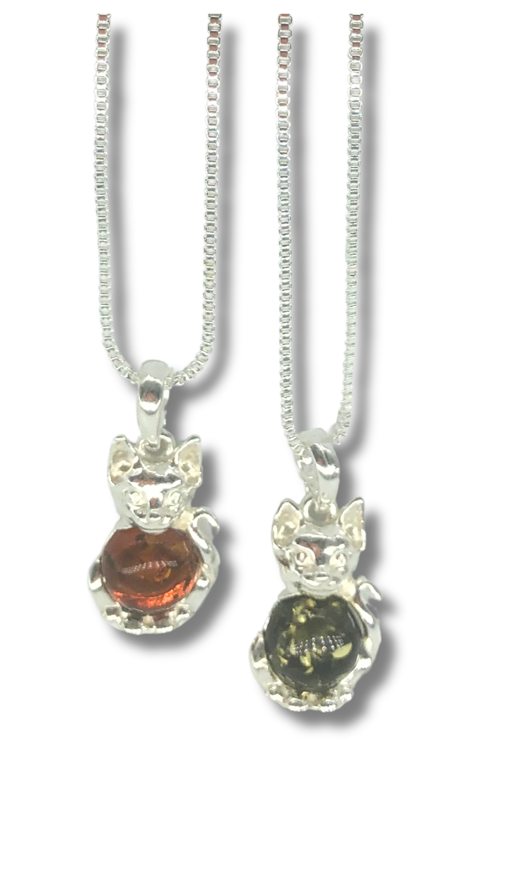 Amber Cat Necklace