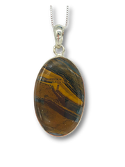 Tiger's Eye & Hematite Necklace