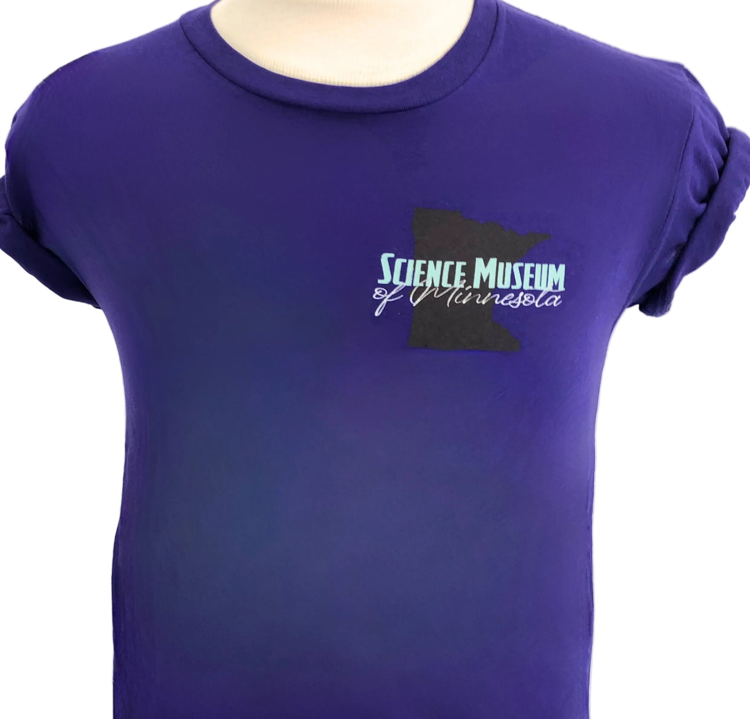 Science Museum of Minnesota Purple Building Shirt