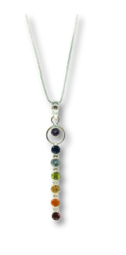 Rainbow Gemstone Necklace