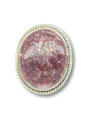 Lepidolite Ring