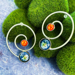 Earth's Orbit Earrings