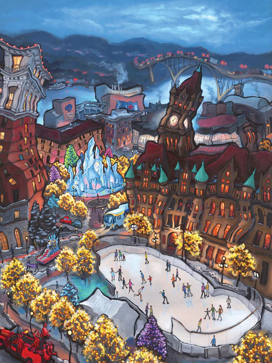 Ice Palace in Rice Park 500 Puzzle Twist