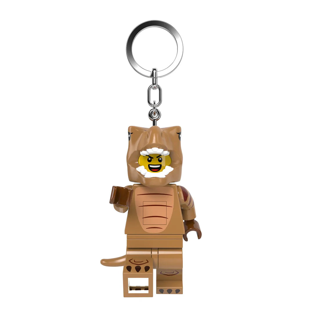 Lego Minifigure T-rex Keychain Light