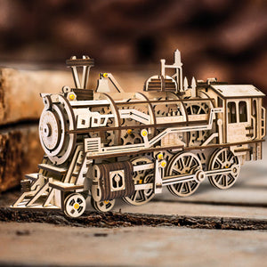 Locomotive Mechanical Wooden Puzzle