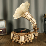 Gramophone Mechanical Wooden Puzzle