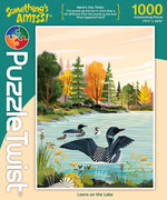 Loons on a Lake 1000 Puzzle Twist