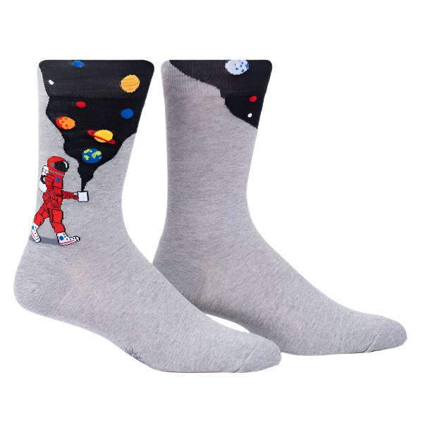 Moon Walk in the Morning Crew Socks